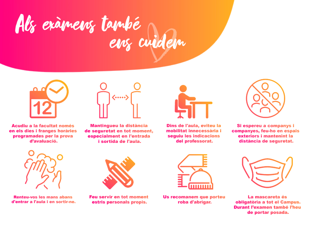 recomacions examens covid 